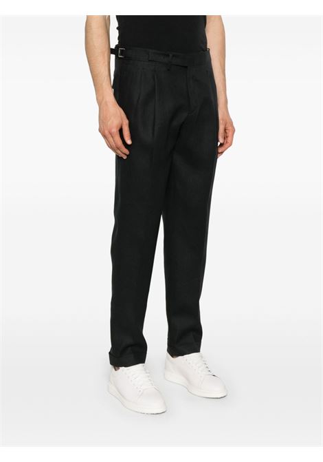 Black linen trousers Briglia 1949 - men BRIGLIA 1949 | QUARTIERIS32511800010